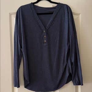 Navy Blue Women's Top